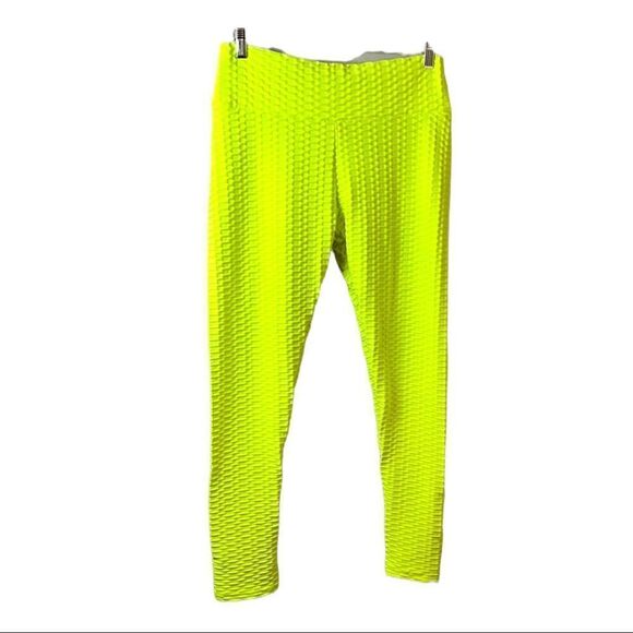 Brazilian butt enhancing leggings textured fabric sexy TikTok slimming SZ XXL - Picture 1 of 10